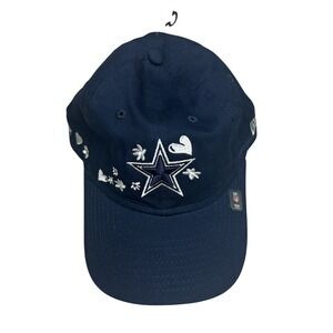 Dallas Cowboys Hat Cap‎ Kids Navy New Era 9TWENTY Adjustable Embellishments NWOT